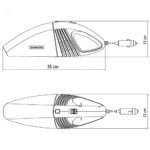 Aspirador De Pó Portátil Para Carros