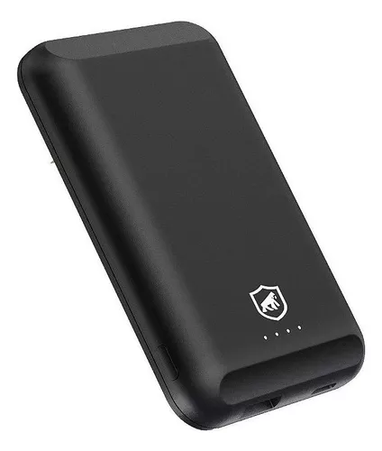 Carregador Sem Fio: Tecnologia Que VocĂȘ Merece! Carregador PortĂĄtil Nano Snap Magsafe Preto