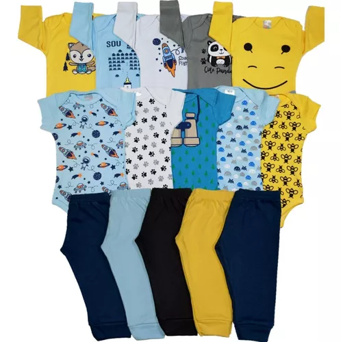 Presentes Para Bebe Recém Nascido Kit Bebê Atacado 12 Peças Bore