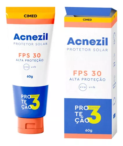 Protetor Solar Facial para Pele Oleosa: Escolha o Ideal! Protetor Solar Acnezil FPS 30