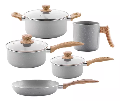 Panelas Antiaderentes: Aumente sua praticidade na cozinha Conjunto 5 Panelas Brinox Ceramic