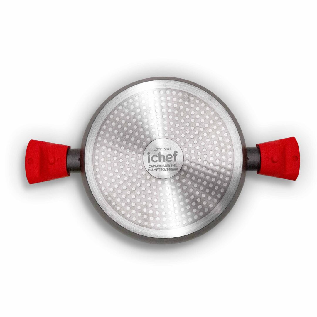 Panela Polishop Ichef Shark 28Cm Vermelha