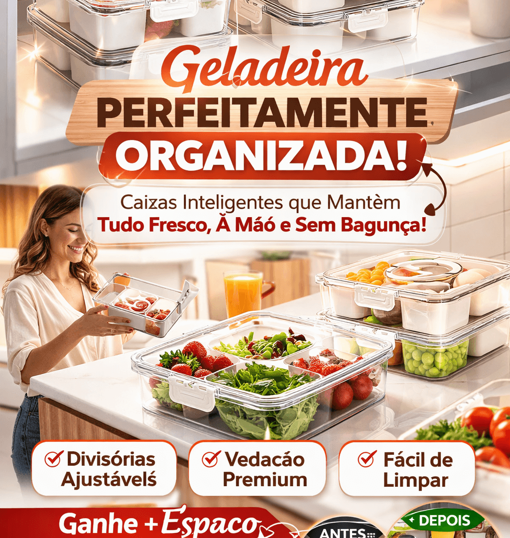 Organizador de Geladeira Organizador de Geladeira