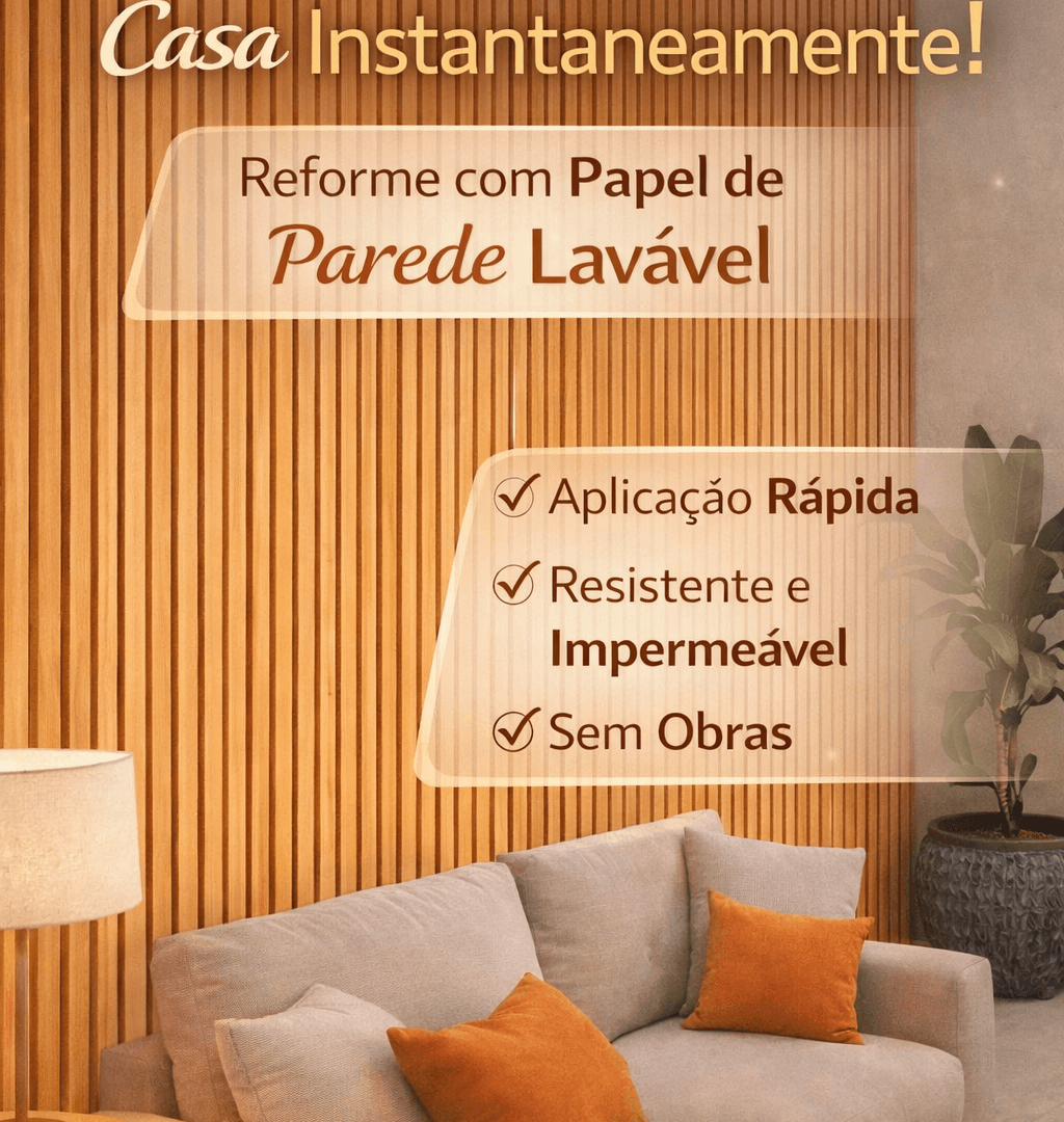 Papel de Parede Lavável