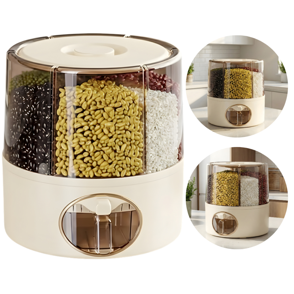 Dispenser Rotativo 6 Compartimentos 360º