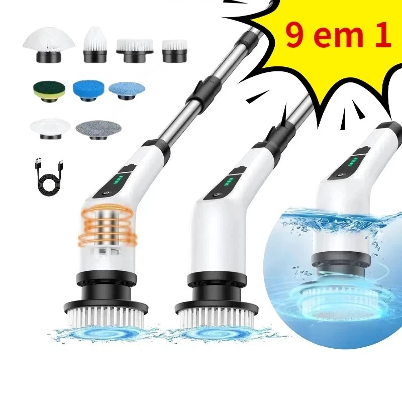 Escova De Limpeza Ajustável 7 Em 1