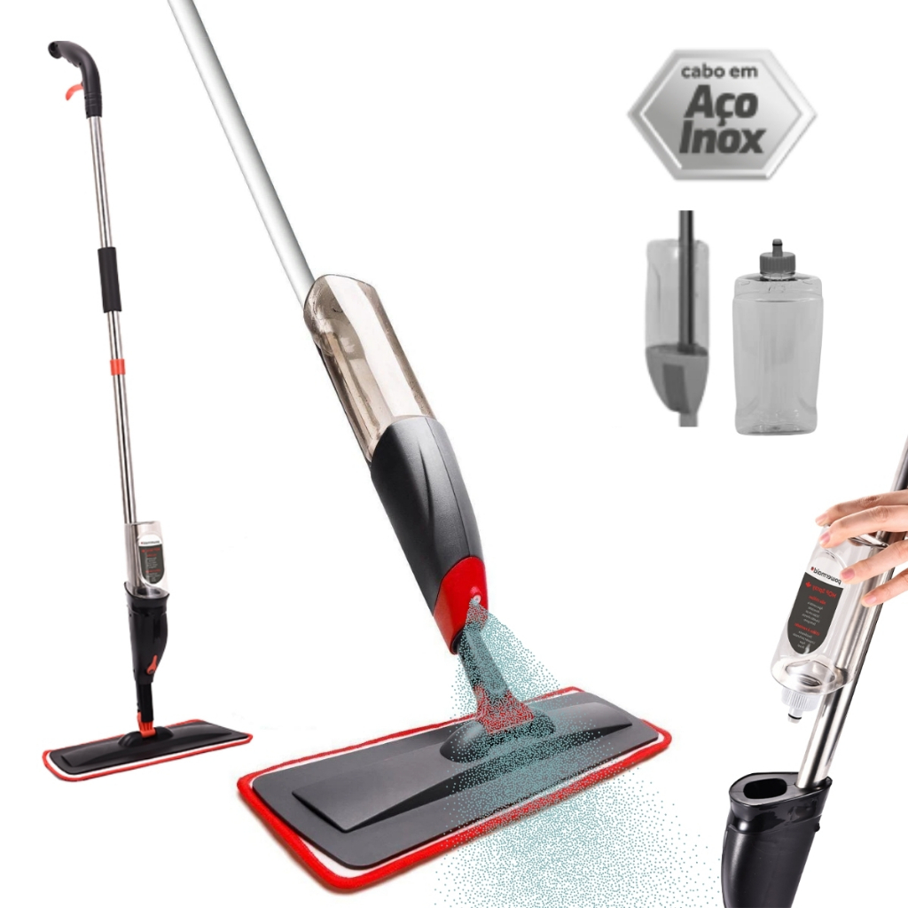 Esfregão Mop Spray Giratório