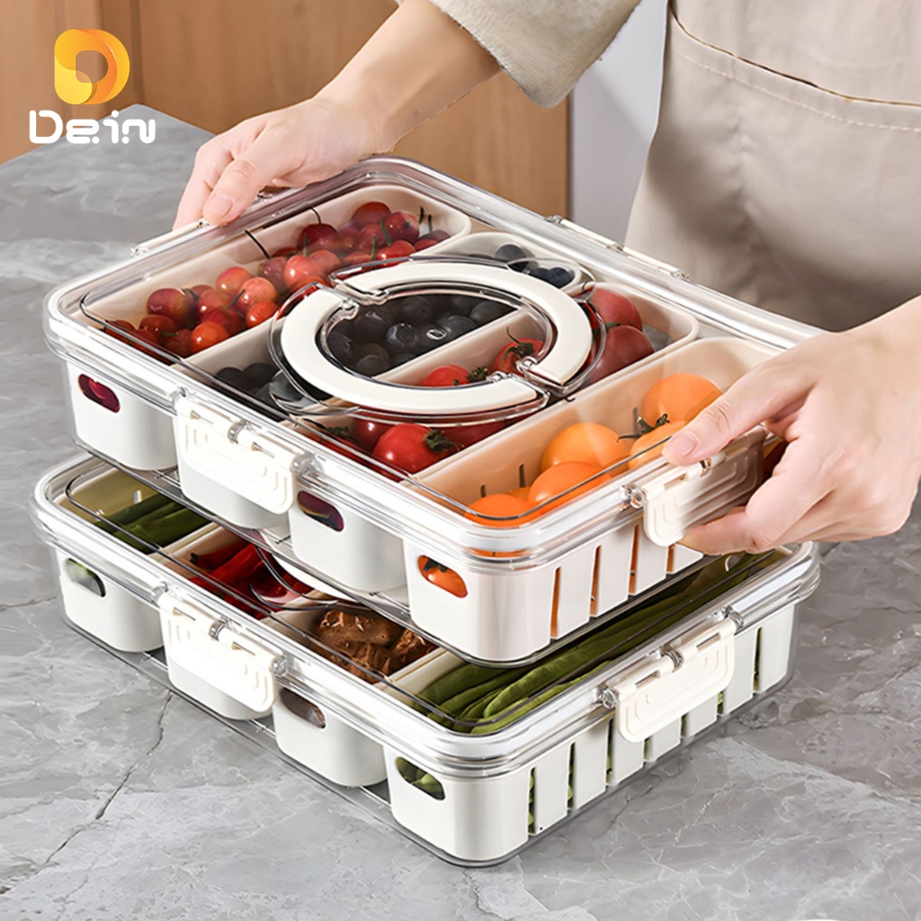 Caixa Organizadora De Alimentos Transparente