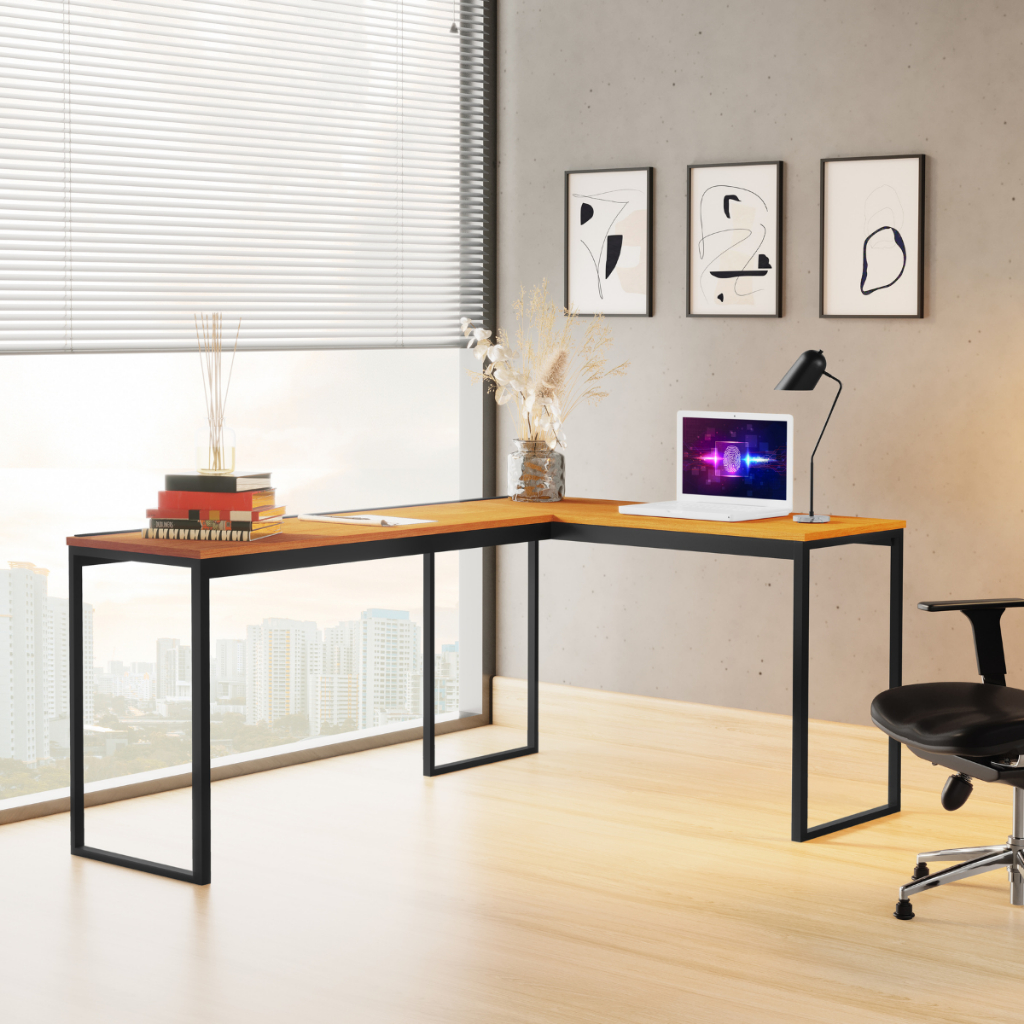 Escrivaninha Com Base Açomacabamento Moderno