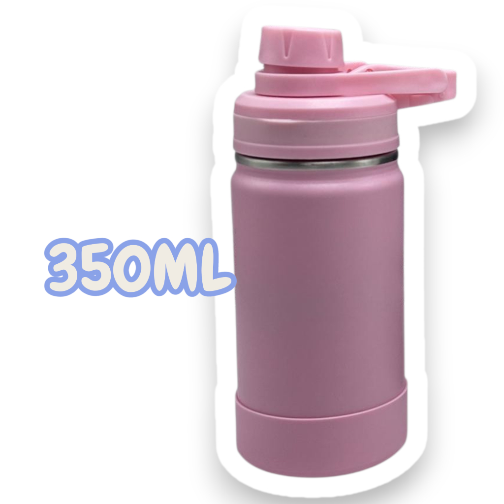 Garrafa De Água 350Ml Aço Inox Parede Dupla