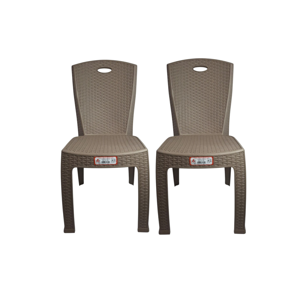 Kit 2 Cadeira Bistro Empilhavel