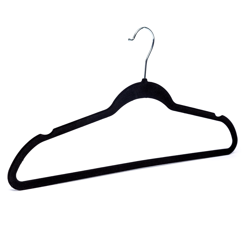 Kit 3 Cabides De Veludo Com Design Slim