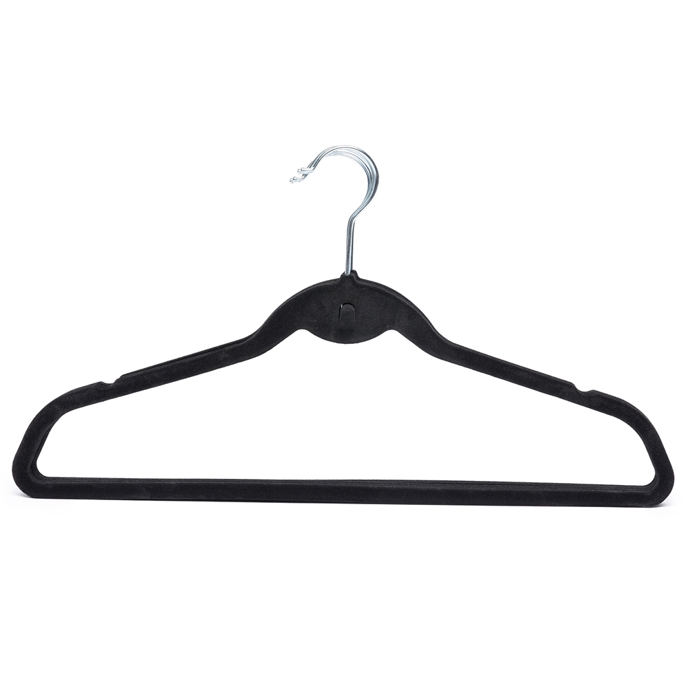 Kit 3 Cabides Slim Veludo Antideslizante