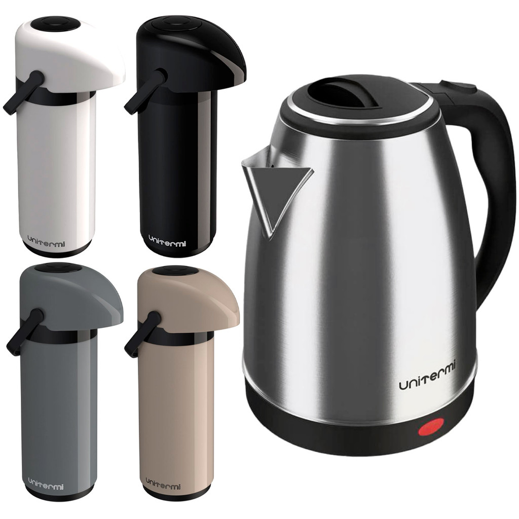 Kit Chaleire Elétrica 110V + Garrafa Térmica 1 L Quente/Gelado