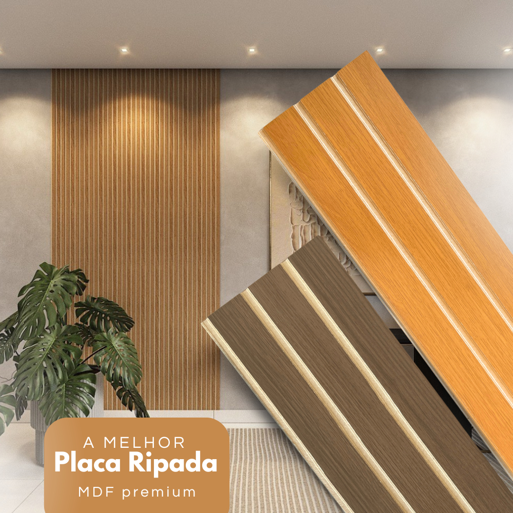 Revestimentos Ripados Placa Painel Decorativo